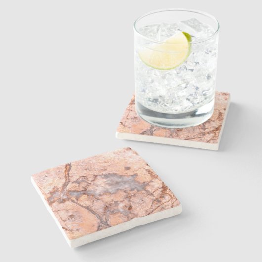 Marmor und Quarz Steinuntersetzer (Seitenansicht)