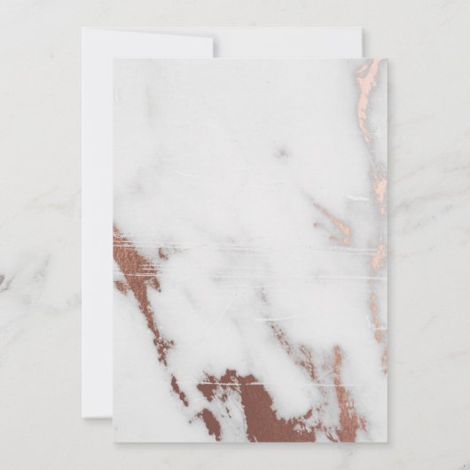 MARMOR- UND ROSE-GOLD-WIRKUNG SAVE THE DATE (Rückseite)