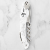 Marmor und Tiger Kellnermesser (Rückseite)