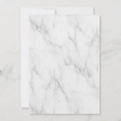 Marmor und Verlobung der Kalligrafie Einladung (Rückseite)