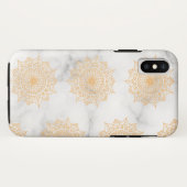 Marmor und Verziertes Muster Case-Mate iPhone Hülle (Rückseite (Horizontal))