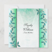 Marmor und Weintrauben Einladung (Rückseite)