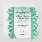 Marmor und Weintrauben Einladung (Vorderseite)