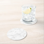 Marmor-Untersetzer Runder Pappuntersetzer (Vor Ort)