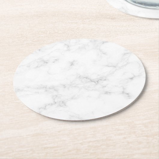 Marmor-Untersetzer Runder Pappuntersetzer (Angewinkelt)