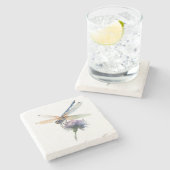 Marmor-Untersetzer Steinuntersetzer (Seitenansicht)