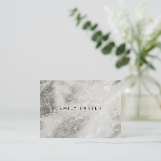 Marmor Visitenkarte (Stehend Vorderseite)