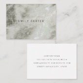 Marmor Visitenkarte (Vorne/Hinten)