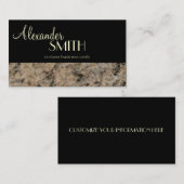 Marmor Visitenkarte (Vorne/Hinten)