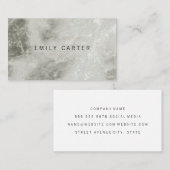 Marmor Visitenkarte (Vorne/Hinten)