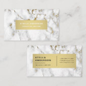 Marmor Visitenkarte (Vorne/Hinten)