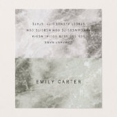 Marmor Visitenkarten (Außenseite Aufgefaltet)