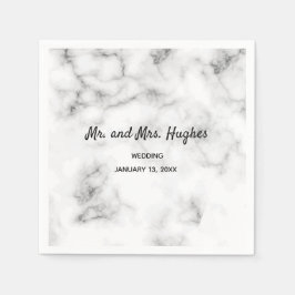 Marmor Wedding Suite Elegant & zeitlos Serviette