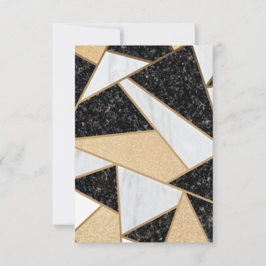 Marmor, Weinglas, Ballons, Ruhestand-Party Einladung (Rückseite)