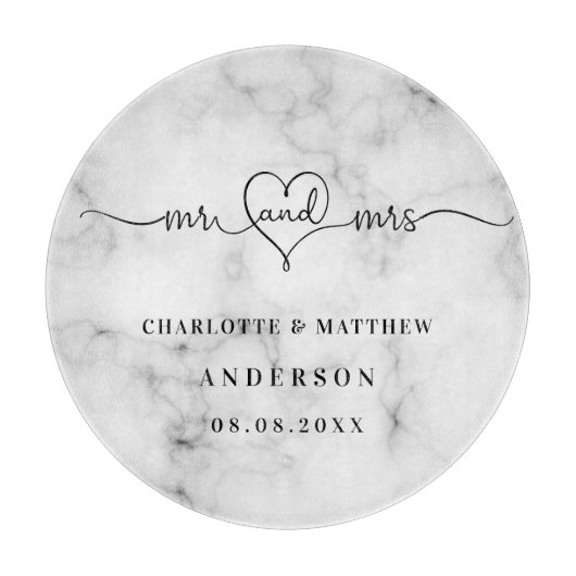 Marmor weiß mr elegante frisch geerntet schneidebrett (Vorderseite)