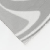 Marmor-Wirbel-Textur - Silber-Töne Fleecedecke (Ecke)