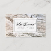 Marmor zur Haarentfernung Visitenkarte (Vorderseite)