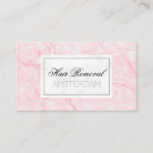 Marmor zur Haarentfernung Visitenkarte (Vorderseite)