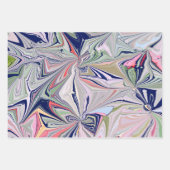 Marmorabstraktes Design Geschenkpapier Set (Vorderseite 3)