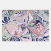 Marmorabstraktes Design Geschenkpapier Set (Vorderseite 2)