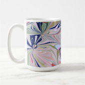 Marmorabstraktes Design Kaffeetasse (Links)