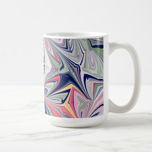 Marmorabstraktes Design Kaffeetasse (Rechts)