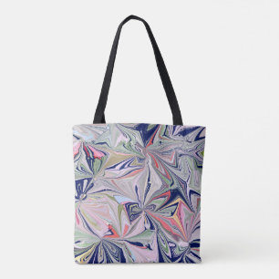 Marmorabstraktes Design Tasche