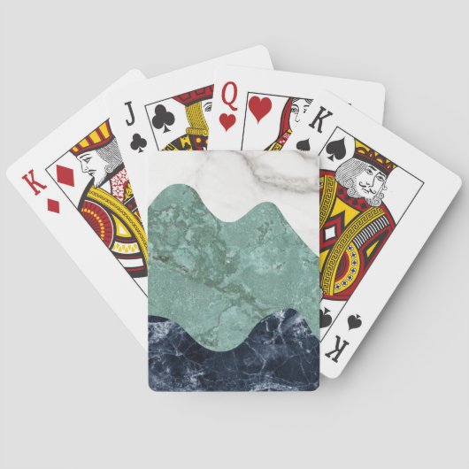 Marmorabstraktion Spielkarten (Rückseite)