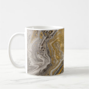 Marmoracrylat, naturinspirierte Textur. Kaffeetasse