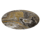 Marmoracrylat, naturinspirierte Textur. Schneidebrett (Ecke)