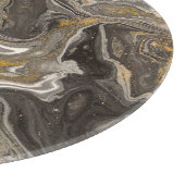 Marmoracrylat, naturinspirierte Textur. Schneidebrett (Ecke)