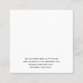 Marmoragate Quadratische Visitenkarte (Rückseite)