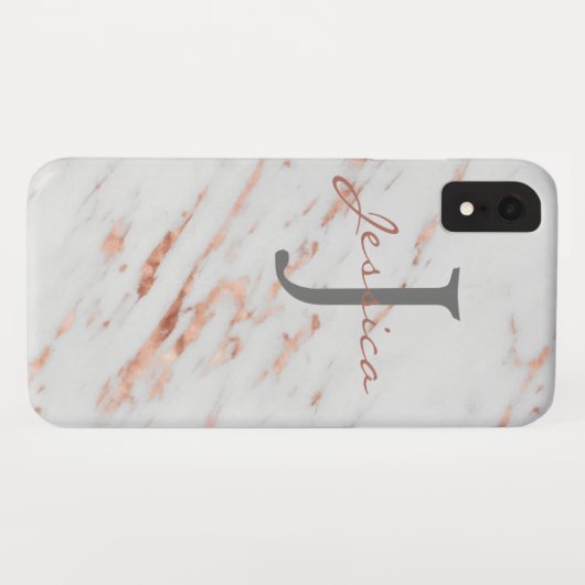 Marmoranfangs- und Namenstelefonkasten Case-Mate iPhone Hülle (Rückseite (Horizontal))