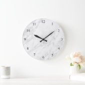 Marmoraussehen Große Wanduhr (Zuhause)