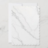 Marmoraussehen Pastor Ordination Einladung (Rückseite)