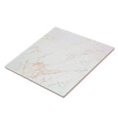 Marmoraussehen Rose Gold Weiße Tile Fliese (Seite)