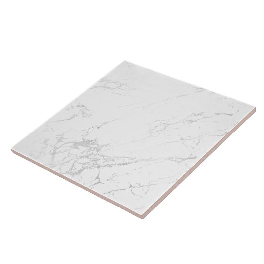 Marmoraussehen Silbergraue weiße Tile Fliese (Seite)