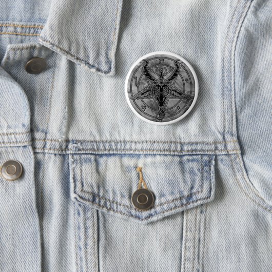 MarmorBaphomet Knopf Button (Beispiel)