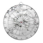 Marmorbeschaffenheit Dartscheibe (vorne)