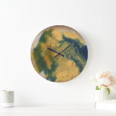 Marmorbeschaffenheit Große Wanduhr (Zuhause)
