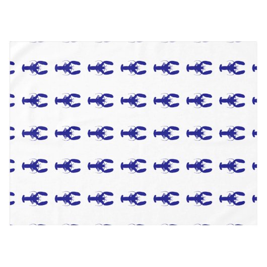 Marmorblau an der weißen Küste Dekoration Tischdecke (Vorderseite (Horizontal))