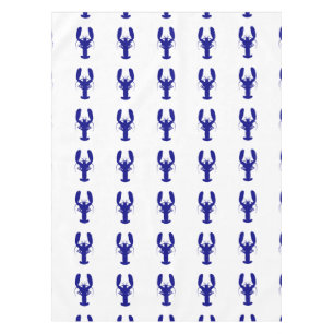 Marmorblau an der weißen Küste Dekoration Tischdecke