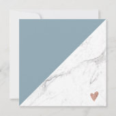 Marmorblau-Block-Geschenkgutschein (Rückseite)