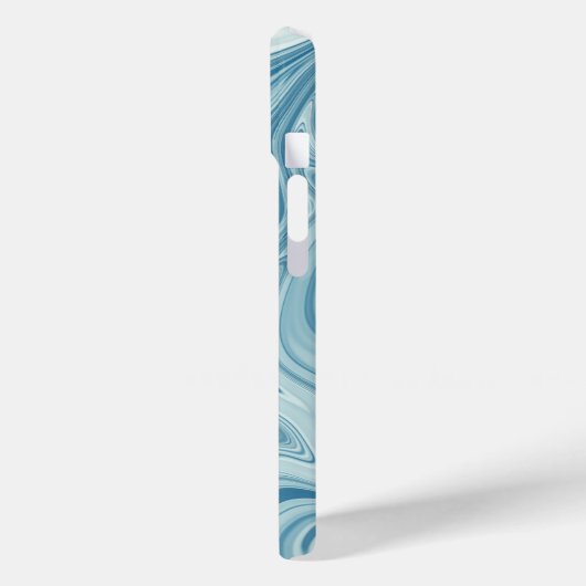 Marmorblau Case-Mate iPhone Hülle (Rückseite / Links)
