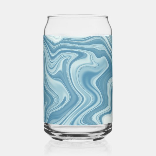 Marmorblau Dosenglas (Rückseite)