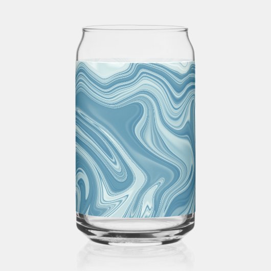 Marmorblau Dosenglas (Links)