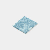 Marmorblau Post-it Klebezettel (angewinkelt)
