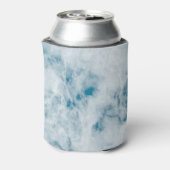Marmorblau Textur Hintergrund Dosenkühler (Kanne Rückseite)