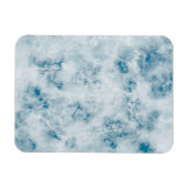 Marmorblau Textur Hintergrund Magnet (Horizontal)