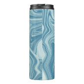 Marmorblau Thermosbecher (Rückseite)